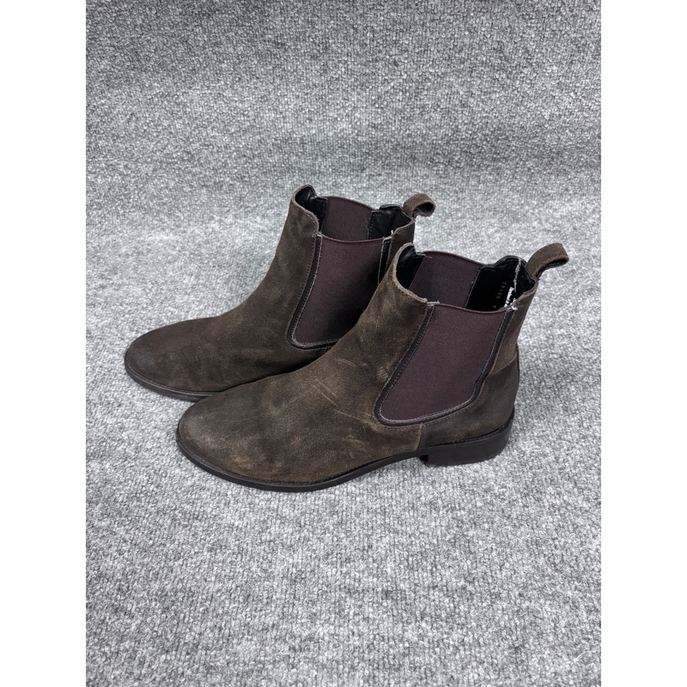 Thursday Boot Co Duke Chelsea Boots Mens 11 Dark Brown Suede Handcrafted